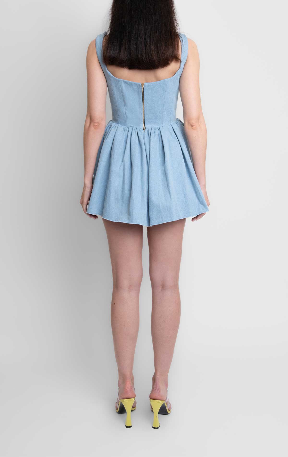 Annie Dress Denim Cotton - Silvia Astore