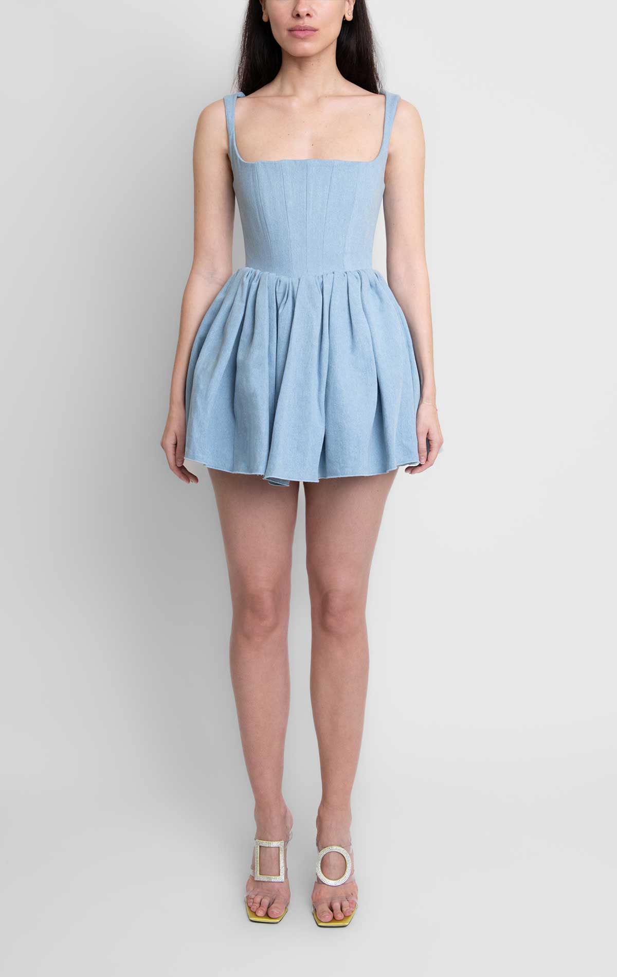 Annie Dress Denim Cotton - Silvia Astore