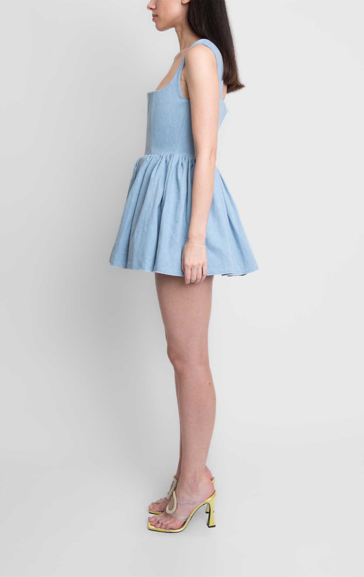 Annie Dress Denim Cotton - Silvia Astore