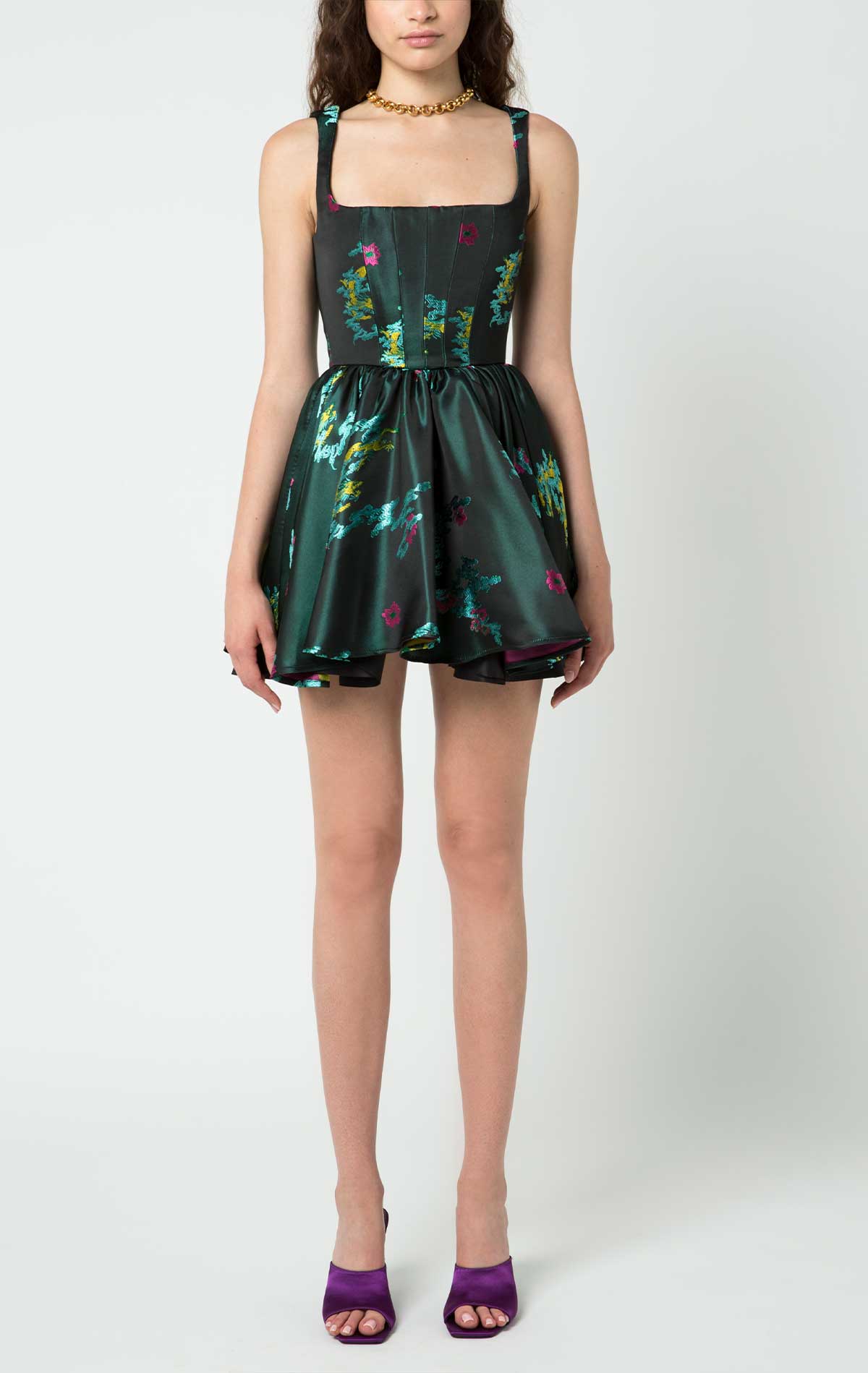 Annie Dress Dragon Jacquard - Silvia Astore