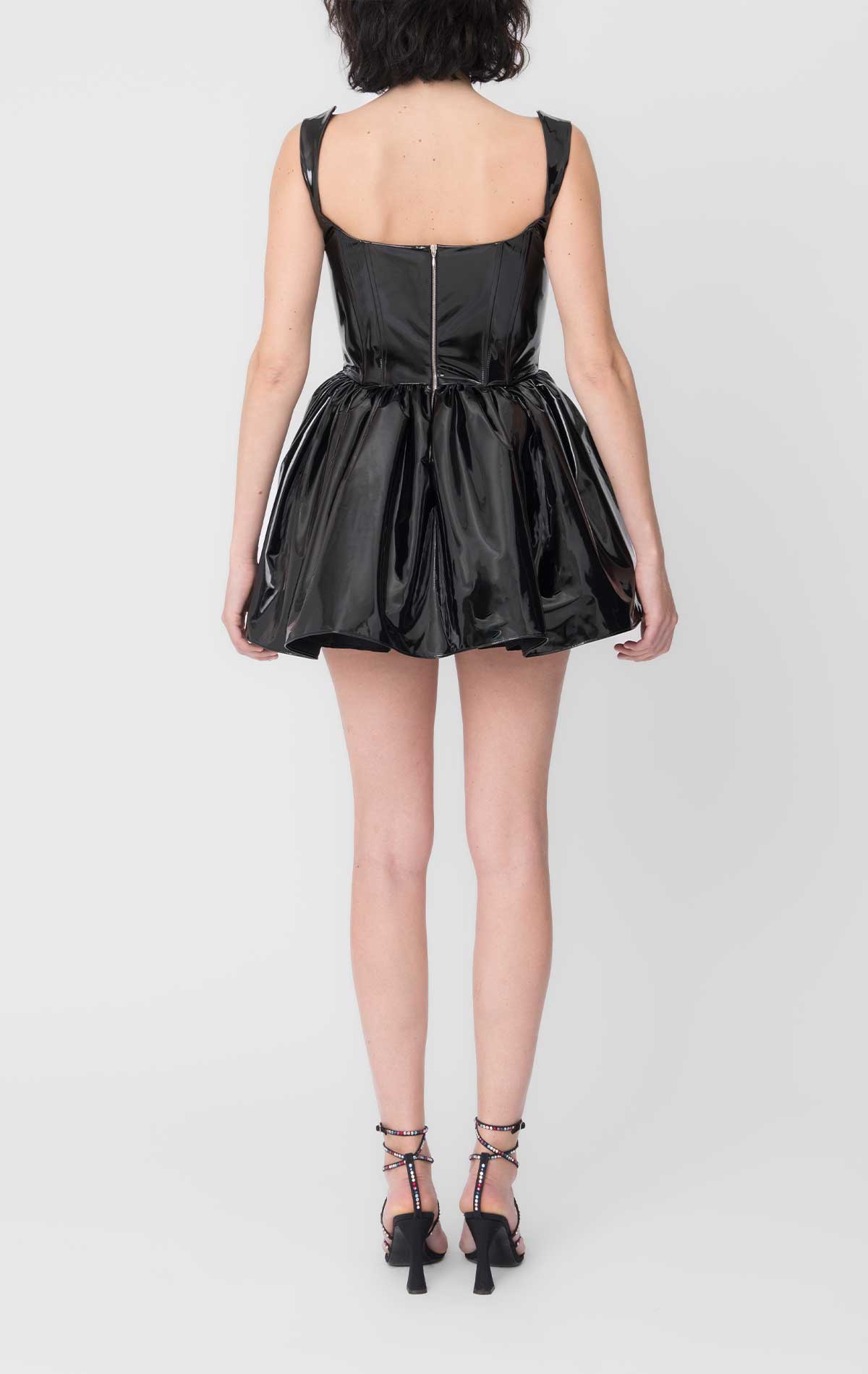 Annie Dress Black Latex - Silvia Astore