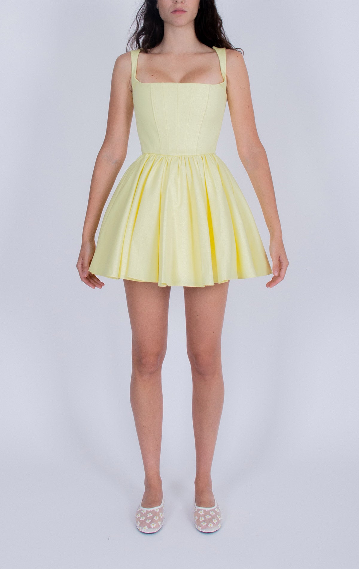 sachin and babi light blue dress The most perfect butter yellow mini dress has entered the chat... meet our  Sorrento Satin Mini Dress! ⠀⠀⠀⠀⠀⠀⠀⠀⠀ This classic pale yellow mini dress  pairs the sophistication of a boat neckline with main image 0
