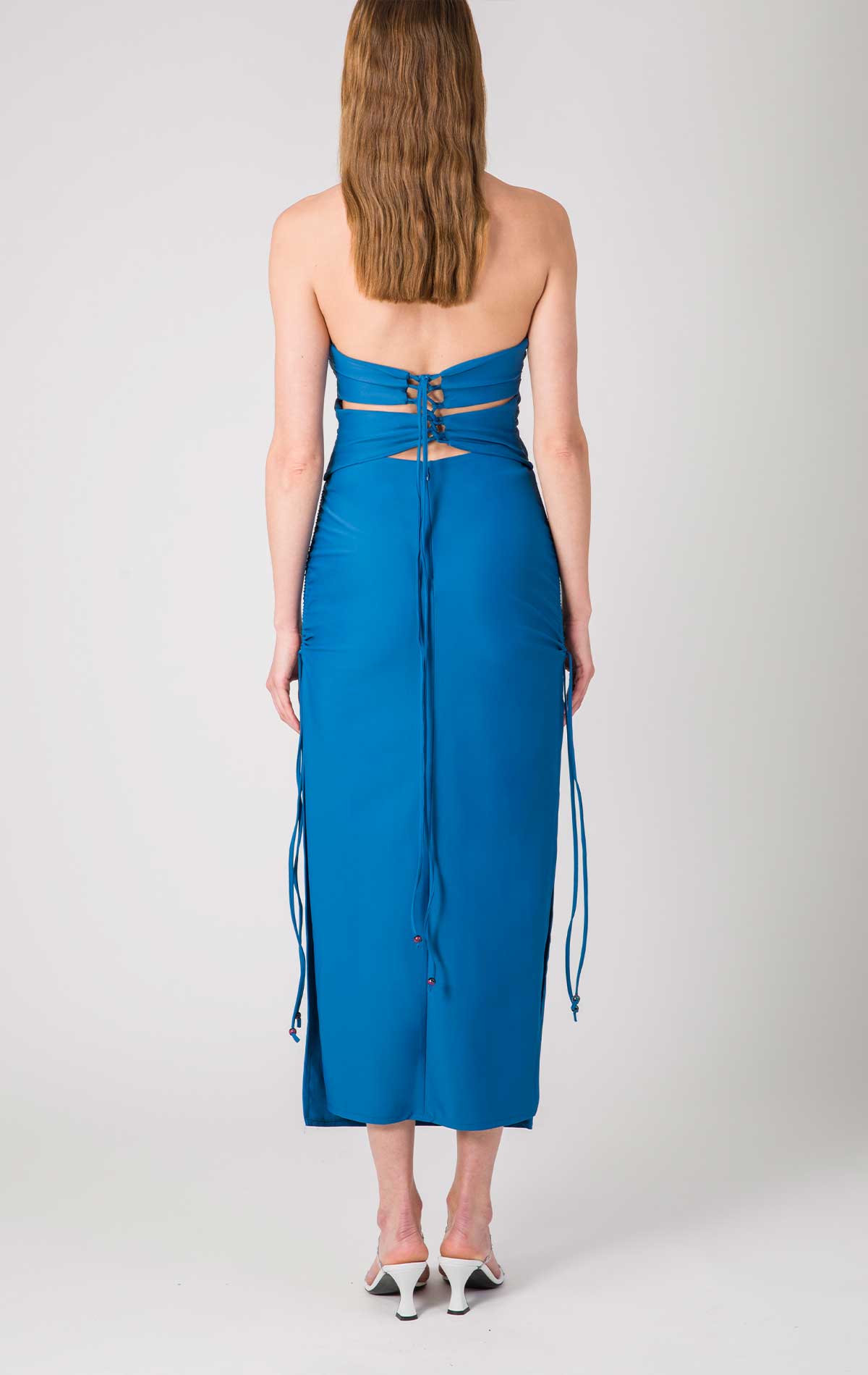 Era Dress Cobalto Lycra - Silvia Astore