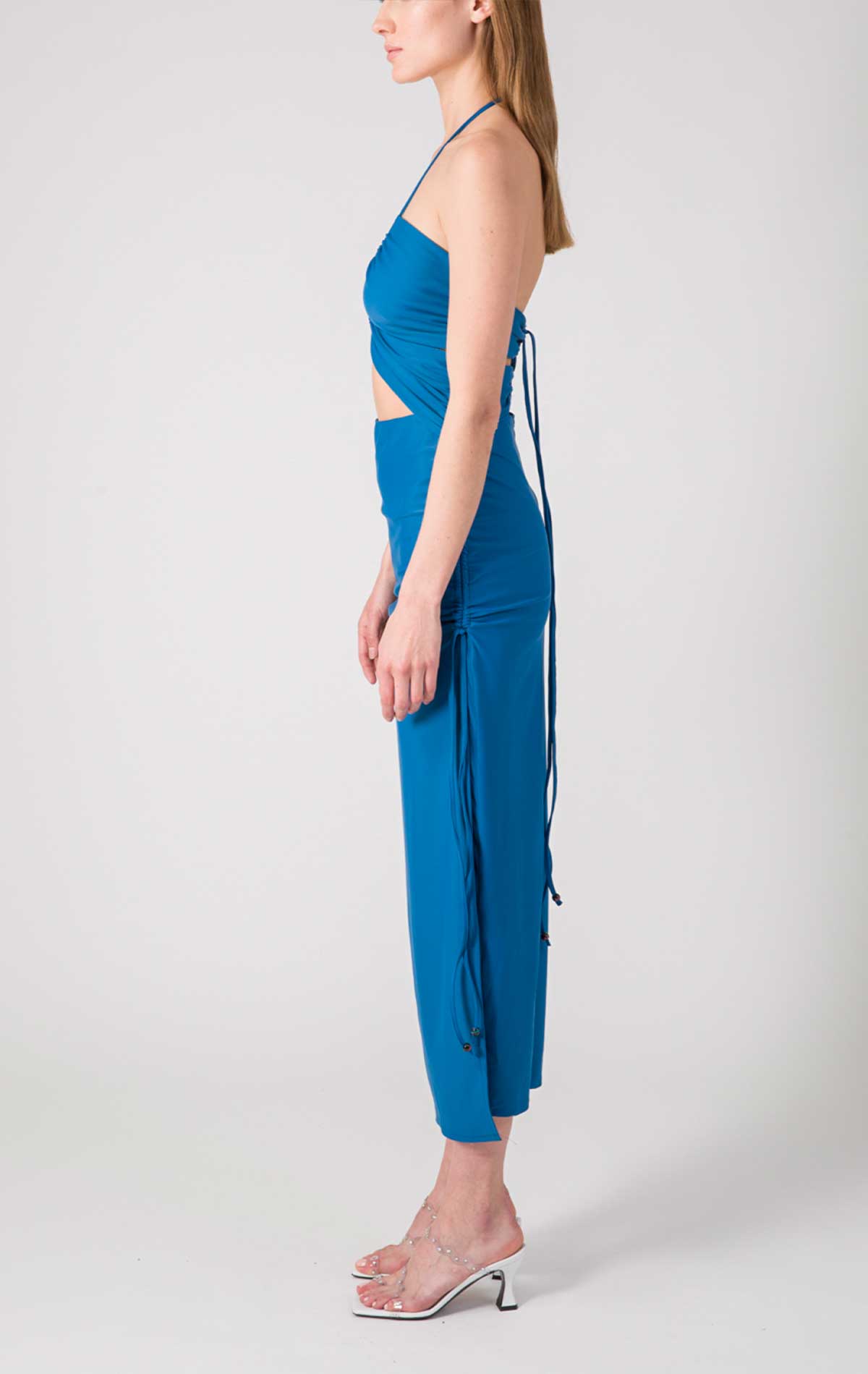 Era Dress Cobalto Lycra - Silvia Astore