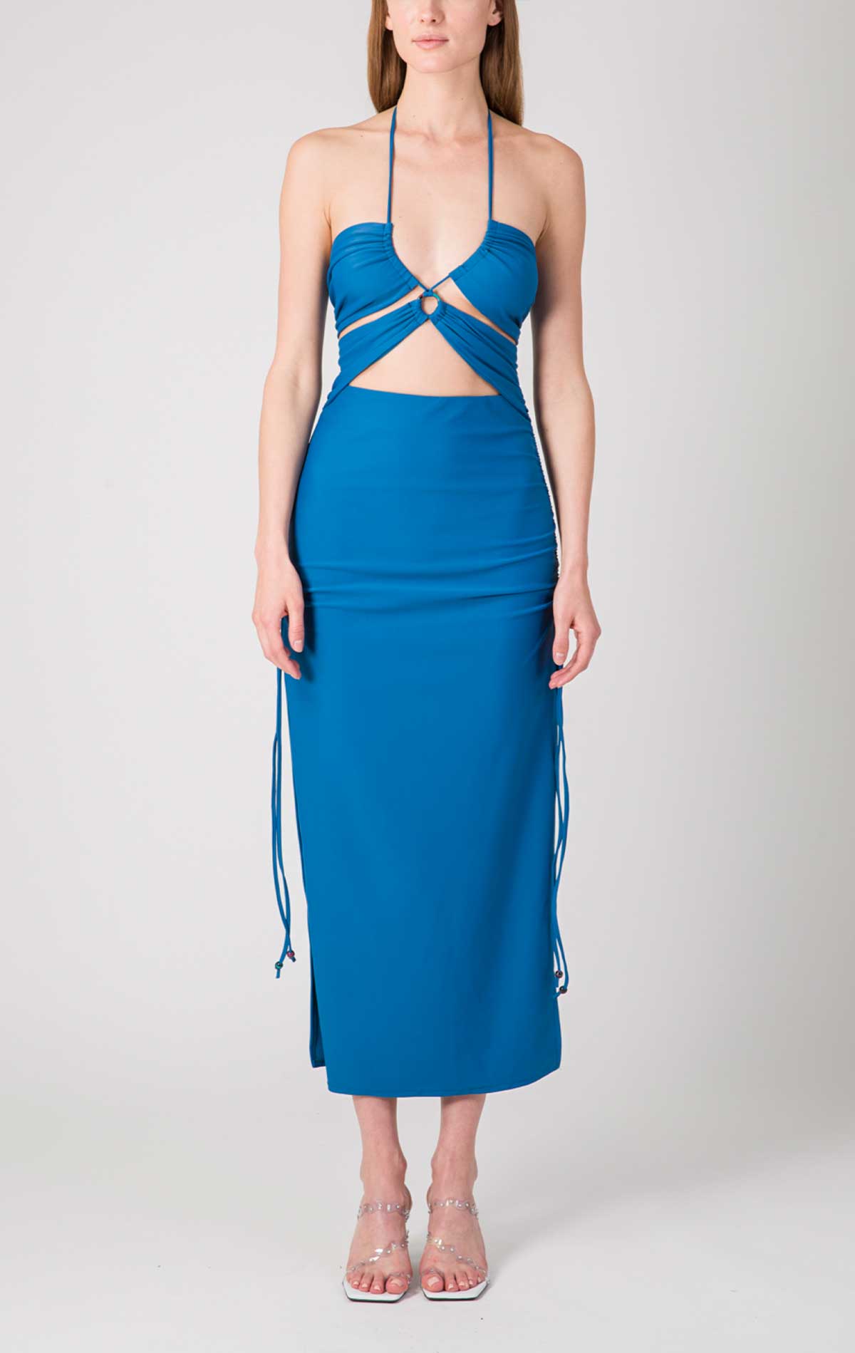 Era Dress Cobalto Lycra - Silvia Astore