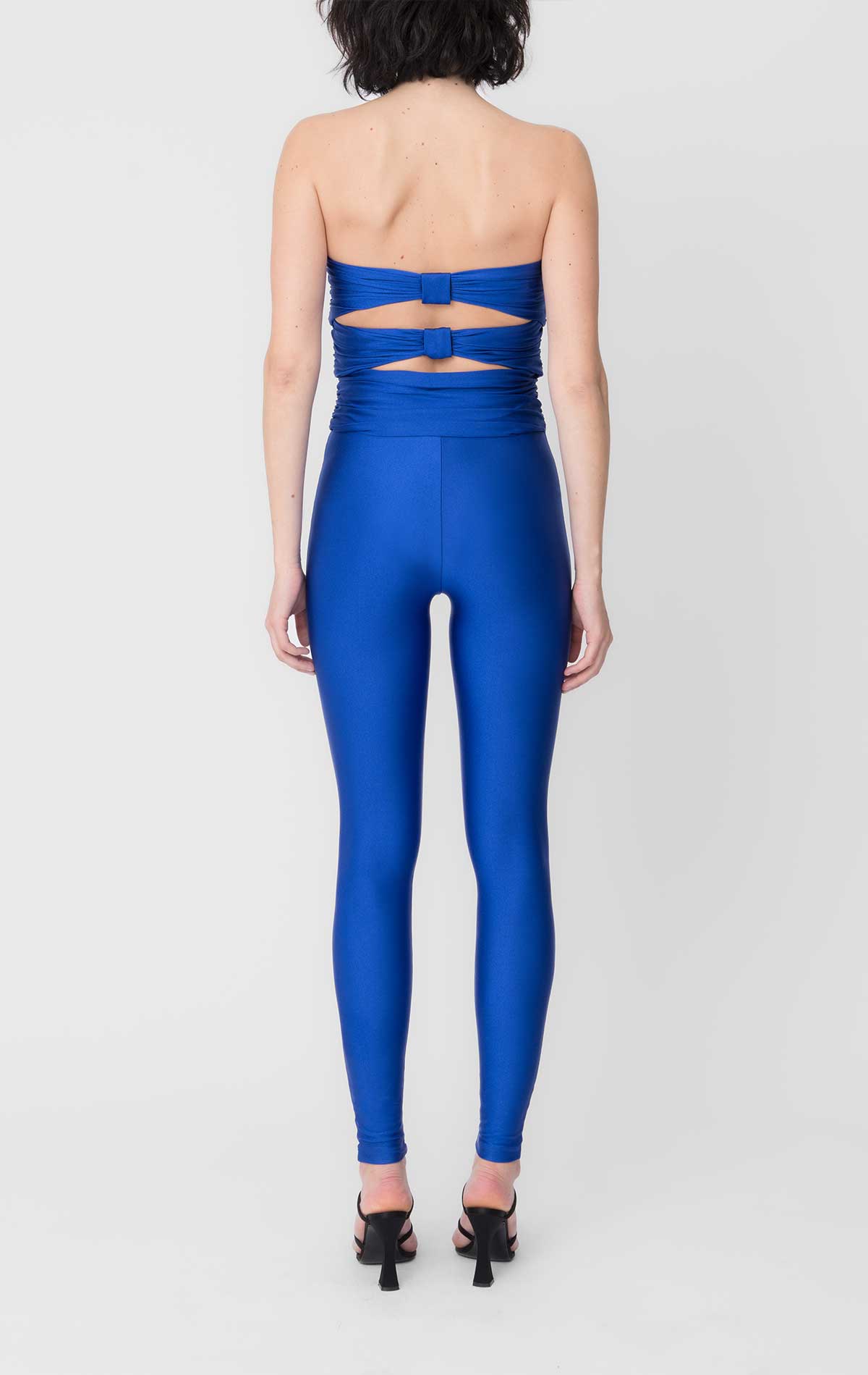 Goa Jumpsuit Electric blue Lycra - Silvia Astore