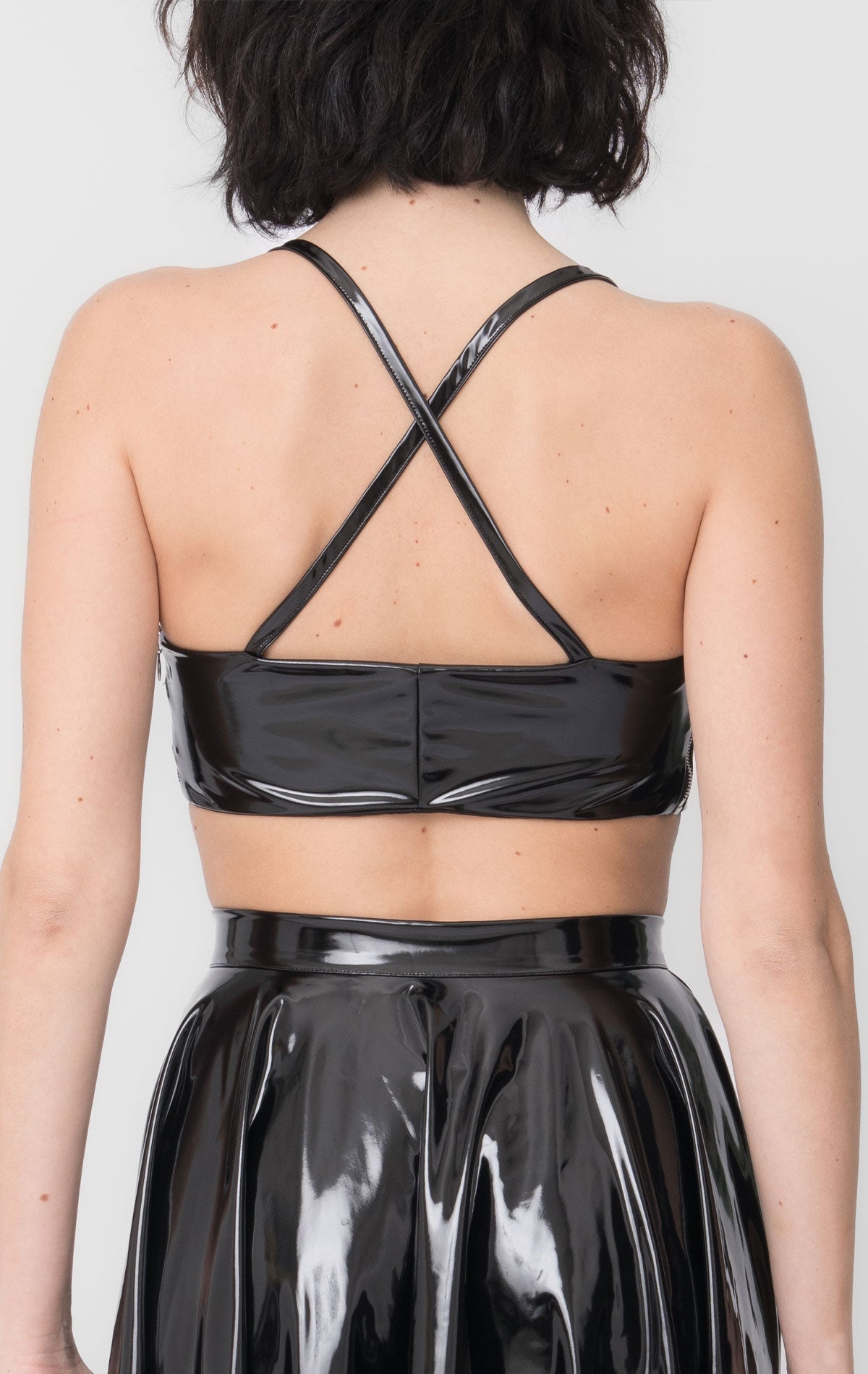 Gio Bralette Black Latex - Silvia Astore