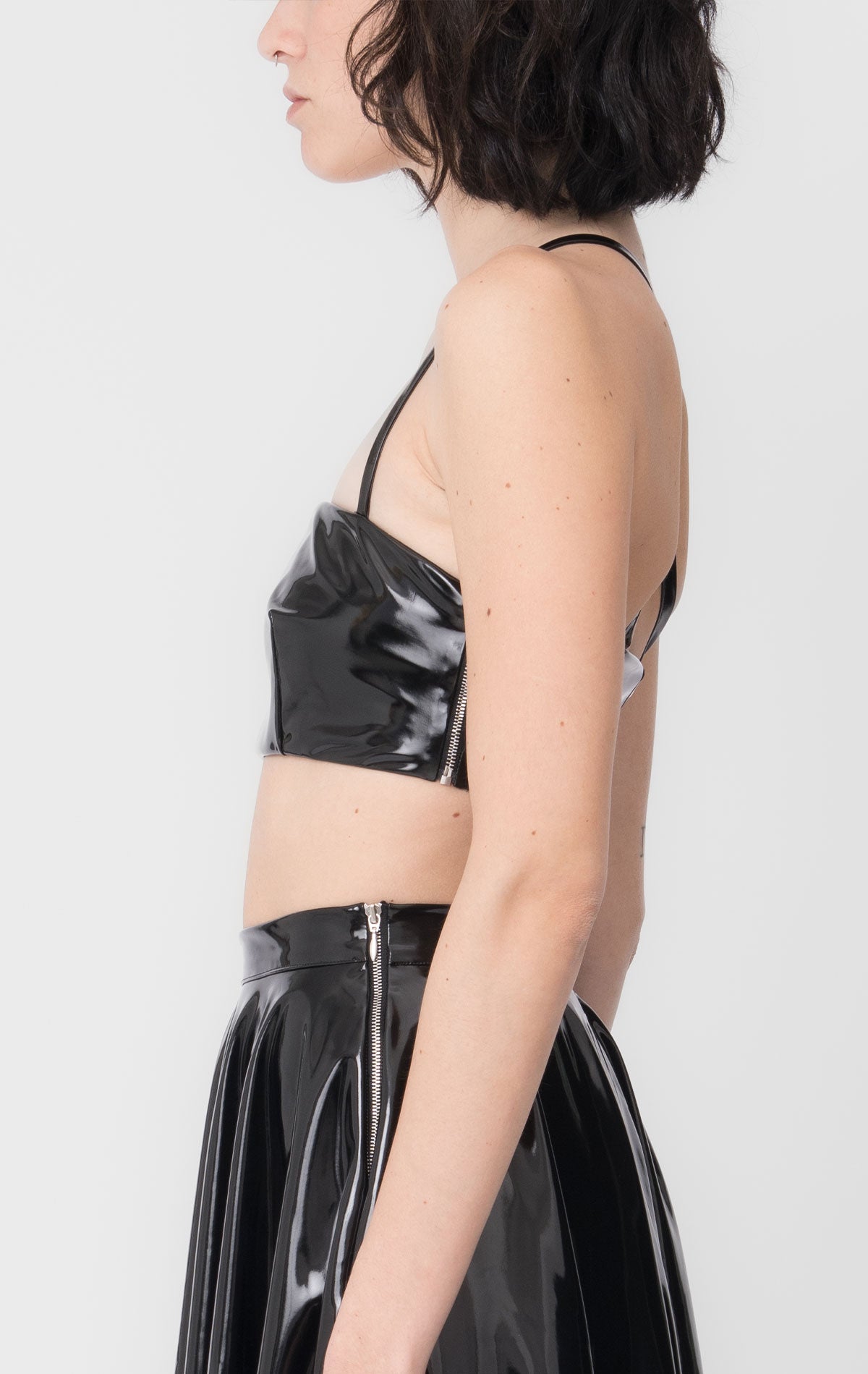 Gio Bralette Black Latex - Silvia Astore