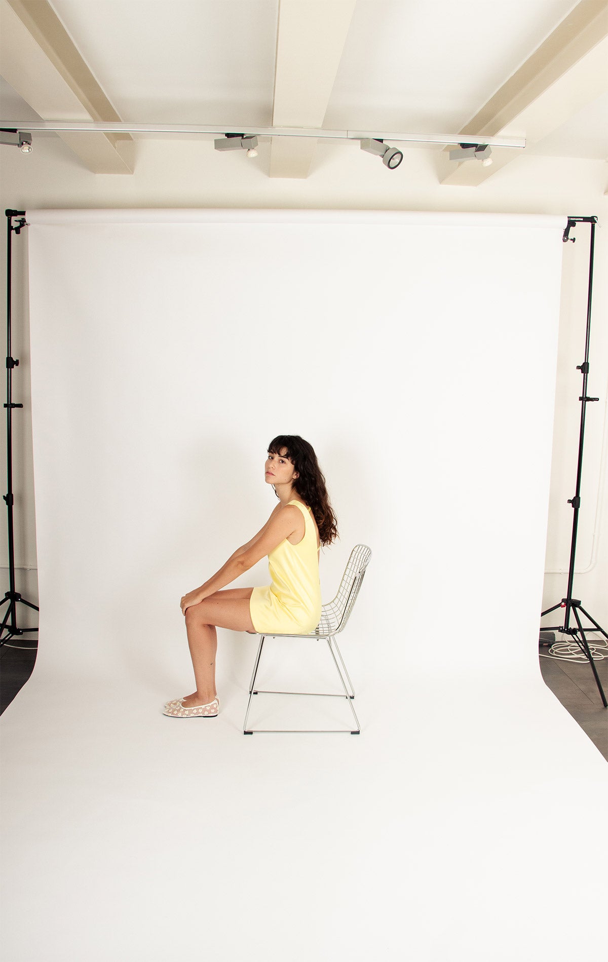 Emma Dress Mini a line Butter yellow