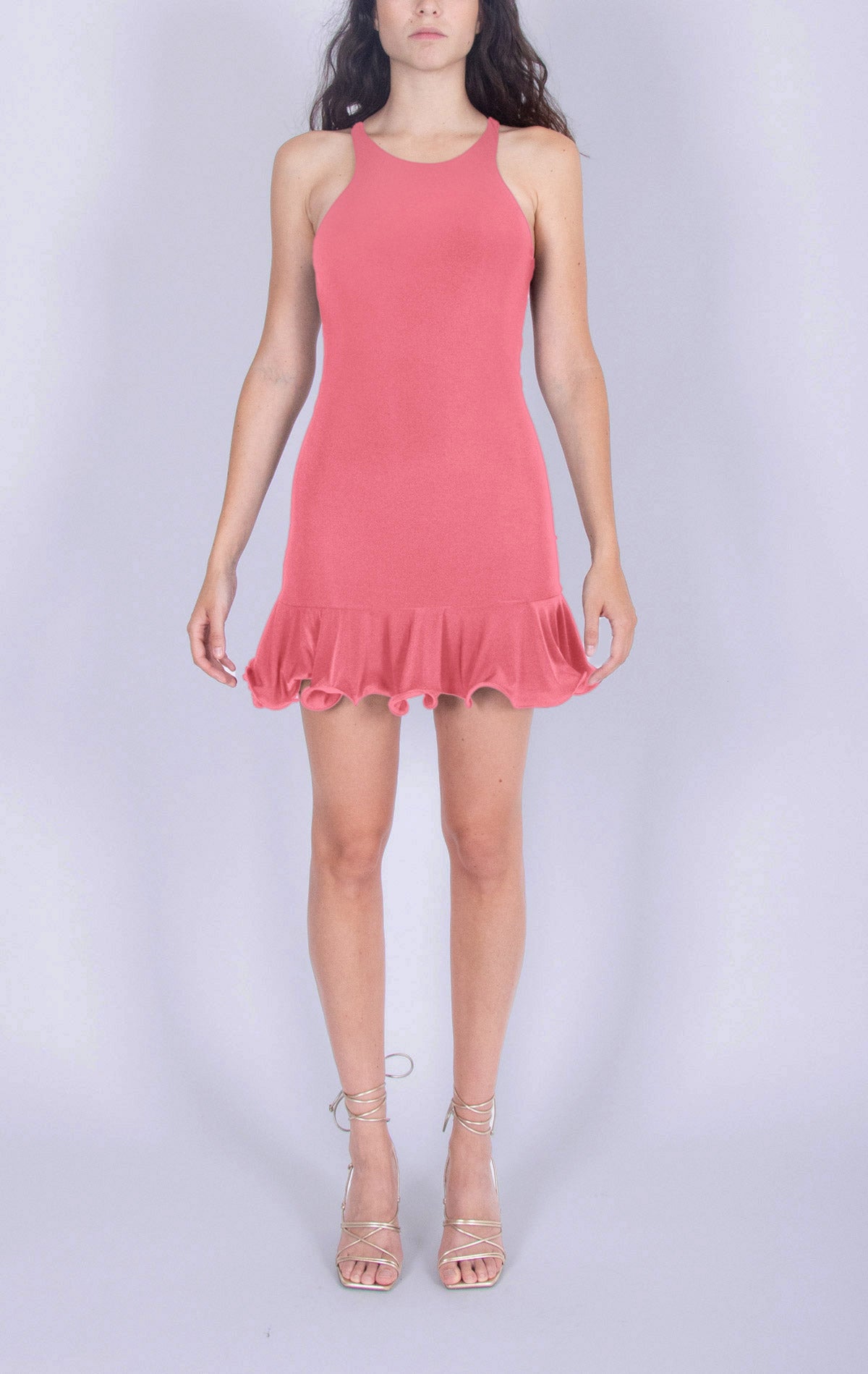 Vicky Dress Mini Bubble pink